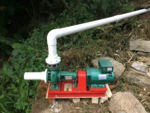 3kw Mini Brush Excitation Split Water Turbine Generator with Horizontal